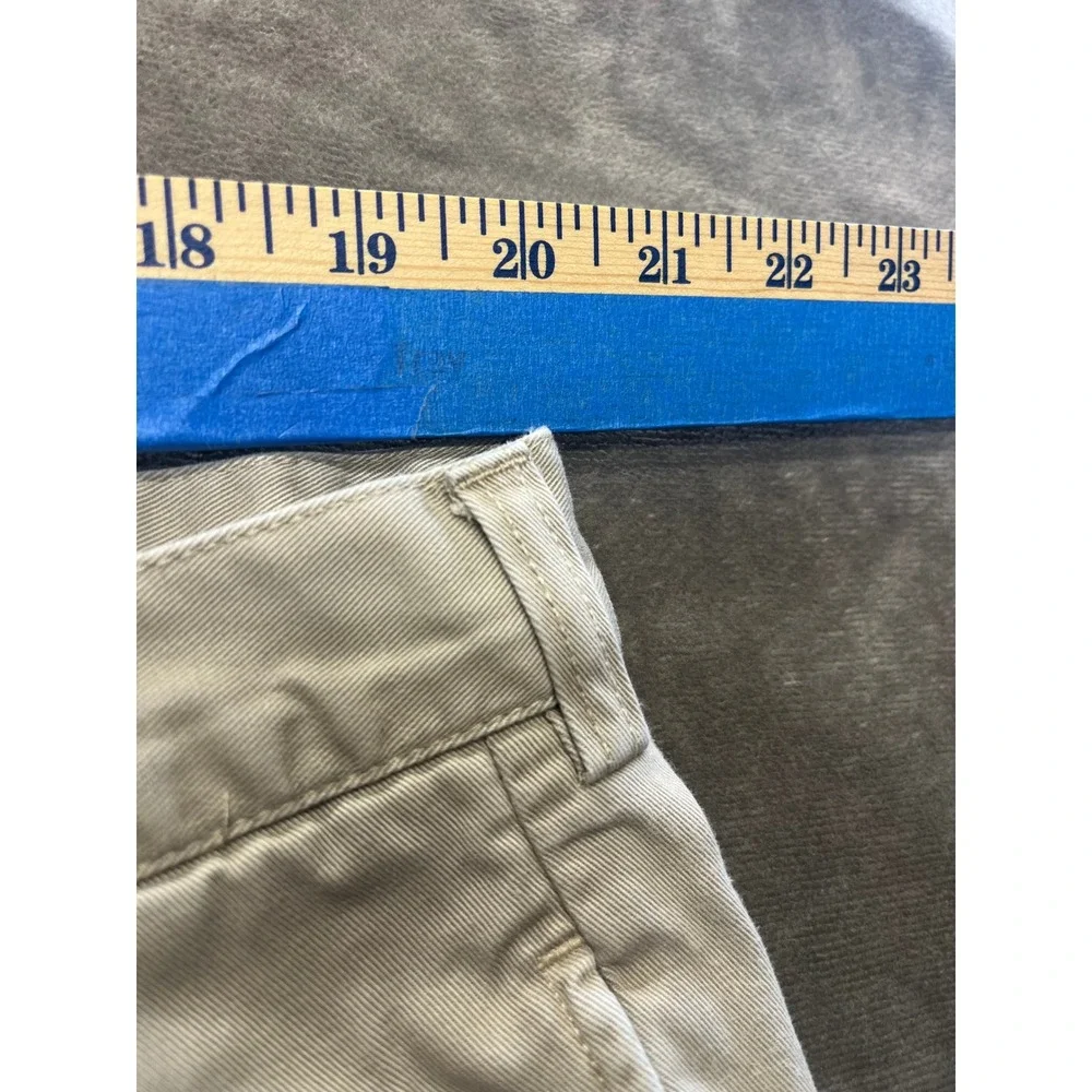 Polo Ralph Lauren Tyler‎ Short Mens 42 Khaki Tan Pleated Classic Chino Cotton